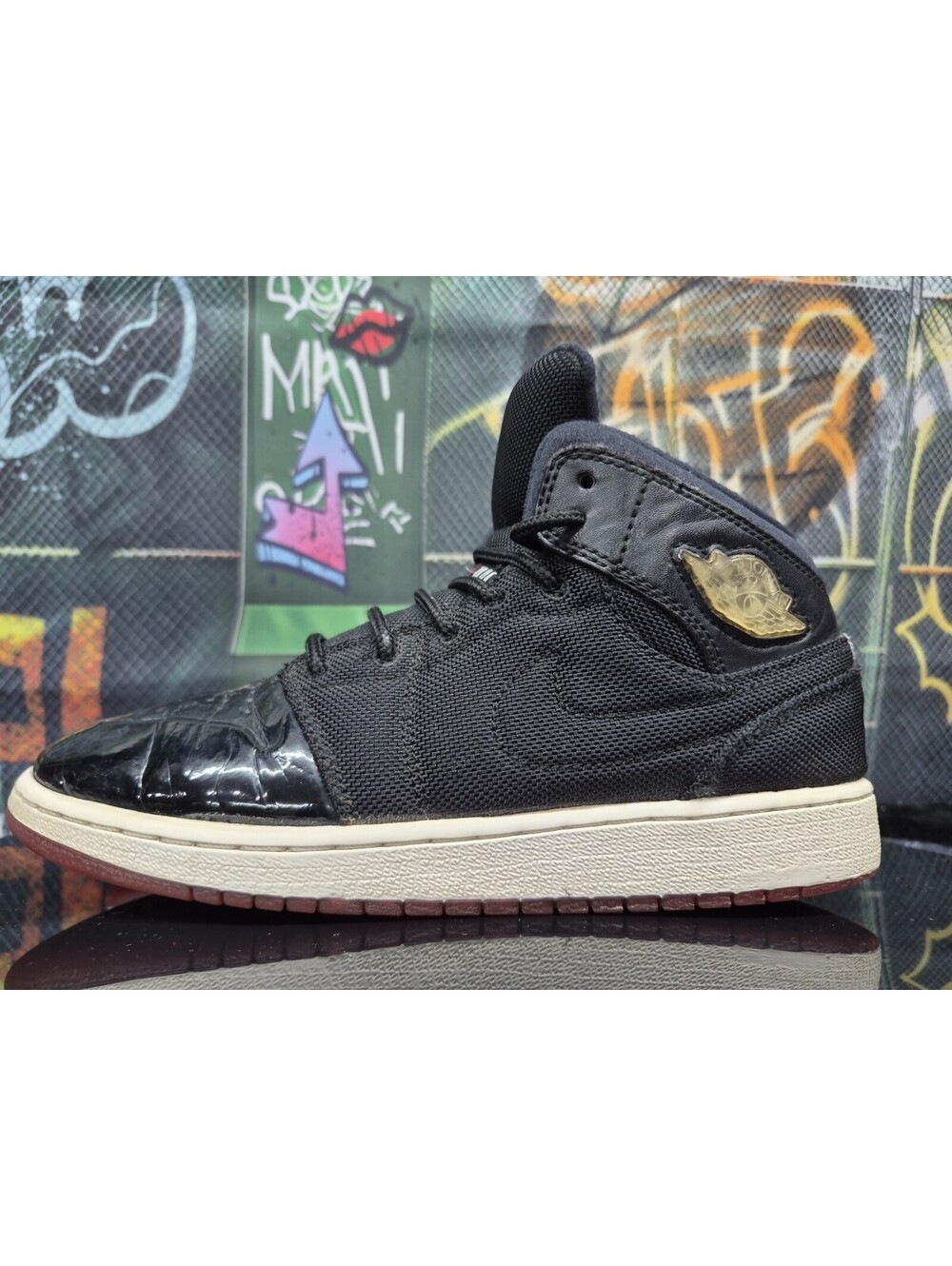 AIR JORDAN 1 retro 95 txt bred size 5.5M 5.5Y or 7W 616369 001 Rare 🔥